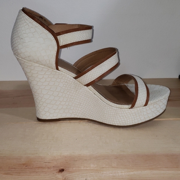 White wedge sandals - 255 - Picture 5 of 13